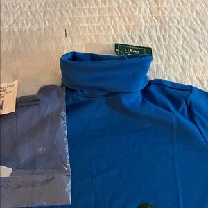 L.L. Bean Vibrant Blue Turtleneck